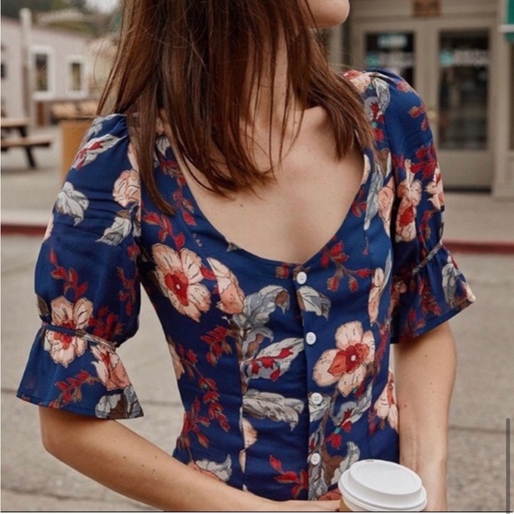 NWT Christy Dawn Ono dress in midnight anemone - Picture 4 of 9